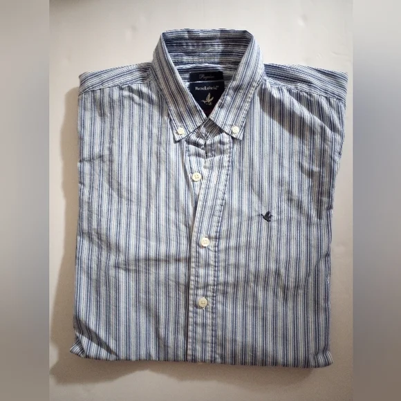Brooksfield Blue Stripe Shirt - Picture 2 of 7